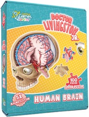 Kids Organ Doctor Livingston JR. - Human Brain 100pc Puzzle
